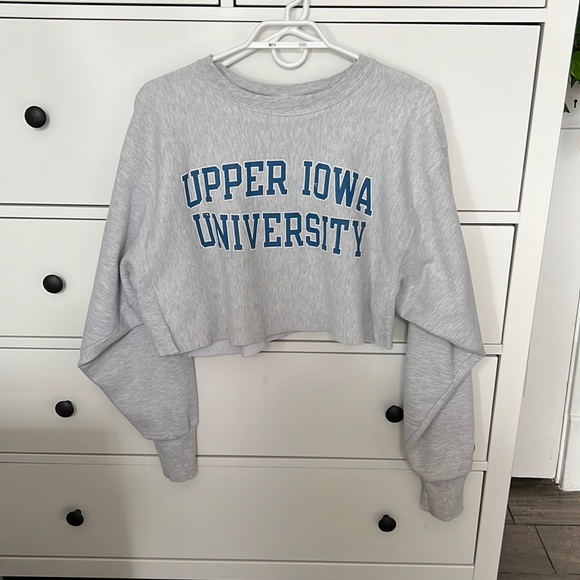 VINTAGE CROPPED CHAMPION CREWNECK - Picture 1 of 2